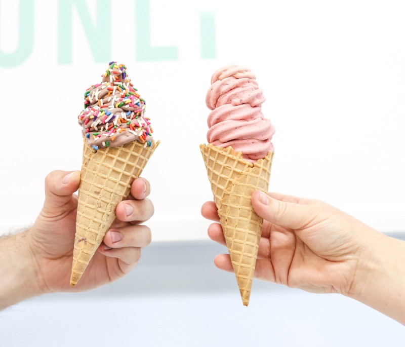Colorful ice cream cones at Phil's Ice Cream Mount Pleasant SC
